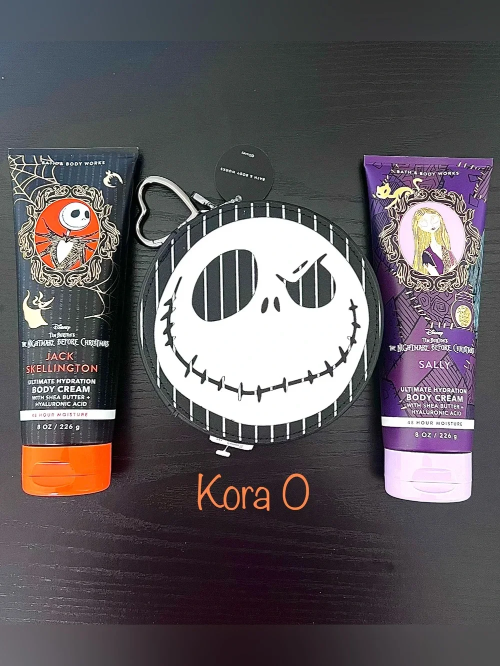 Nightmare Before Christmas Sally & Jack Body Creams & Keychain